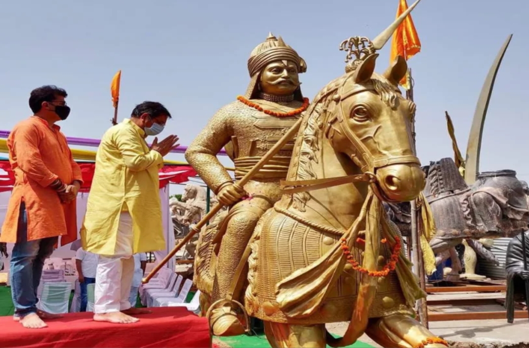 उत्तर प्रदेश: अयोध्या में महाराण प्रताप की अष्टधातु की प्रतिमा का CM योगी करेंगे अनावरण