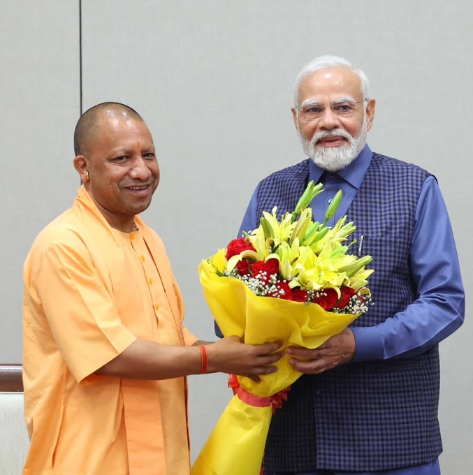 CM yogi Meets PM Modi