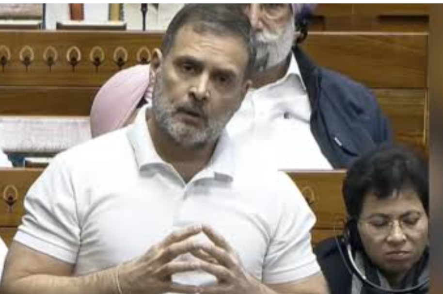 Rahul Gandhi in parliament