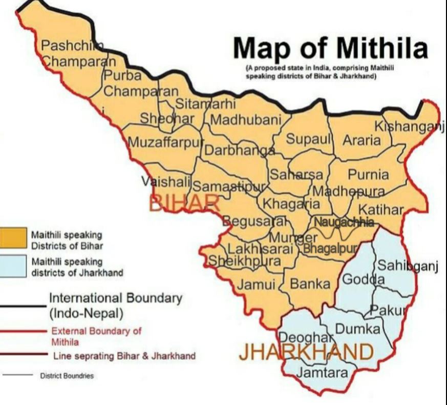 mithilanchal state demand