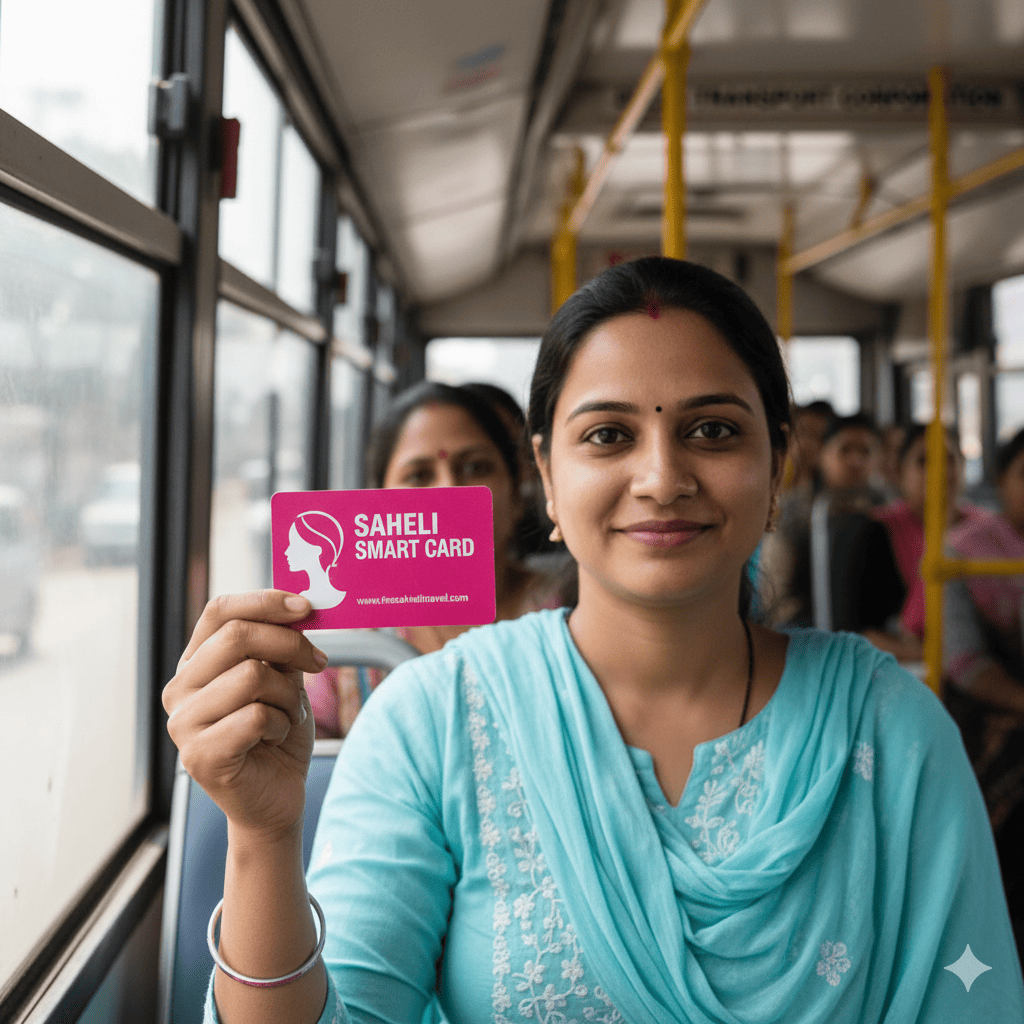 दिल्ली में सहेली स्मार्ट कार्ड से मुफ्त सफर करेंगी महिलाएं ,अक्टूबर में होगी शुरू