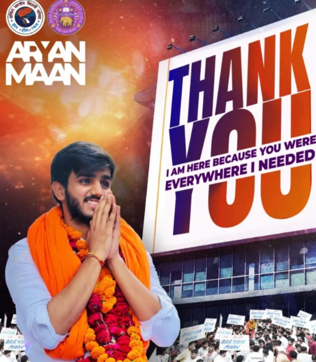 दिल्ली विश्वविद्यालय छात्र संघ चुनाव में ABVP का डंका बजा , तीन सीटों सहित अध्यक्ष पद भी जीता