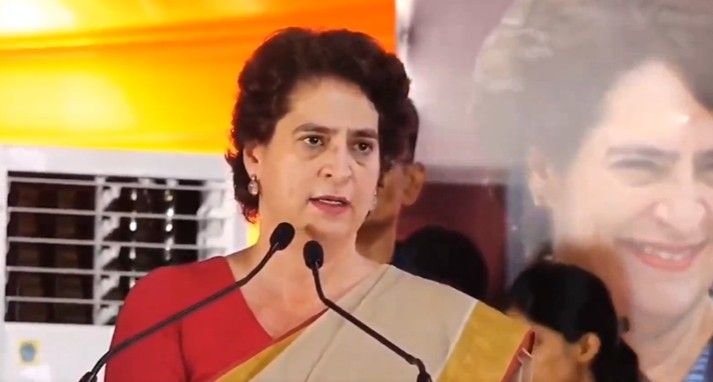priyanka gandhi target nitish govt