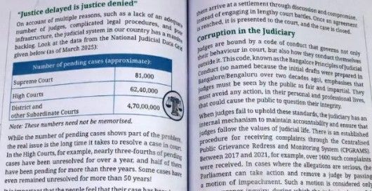 SC takes suo motu cognisance of NCERT Class 8 chapter on ‘corruption in judiciary’