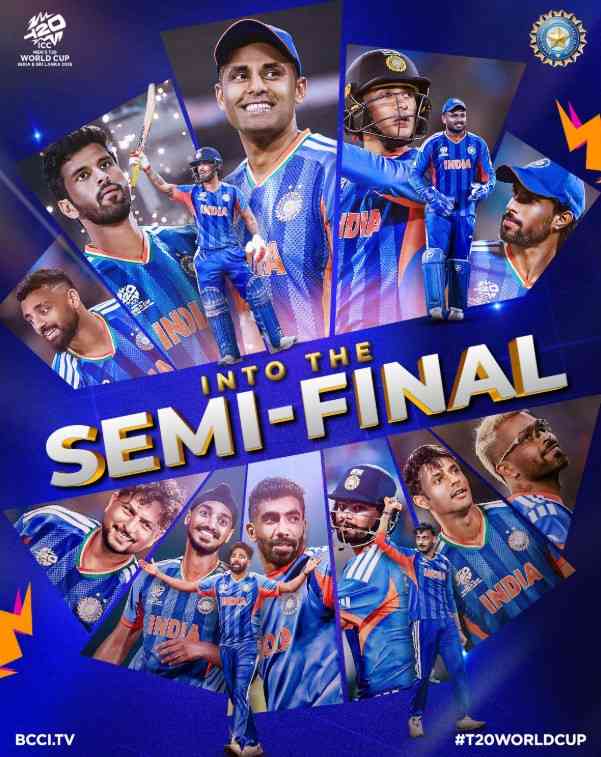 Sanju Samson rose to the occasion with a magnificent unbeaten 97 in a high-pressure, do-or-die encounter, steering his side through a demanding chase of 196 and powering them into the semi-final.