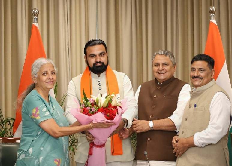 Samrat Choudhary met Union Finance Minister Nirmala Sitharaman and External Affairs Minister S. Jaishankar