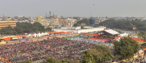 congress booked ramlila ground for protest on October 25 to November 3, 2026